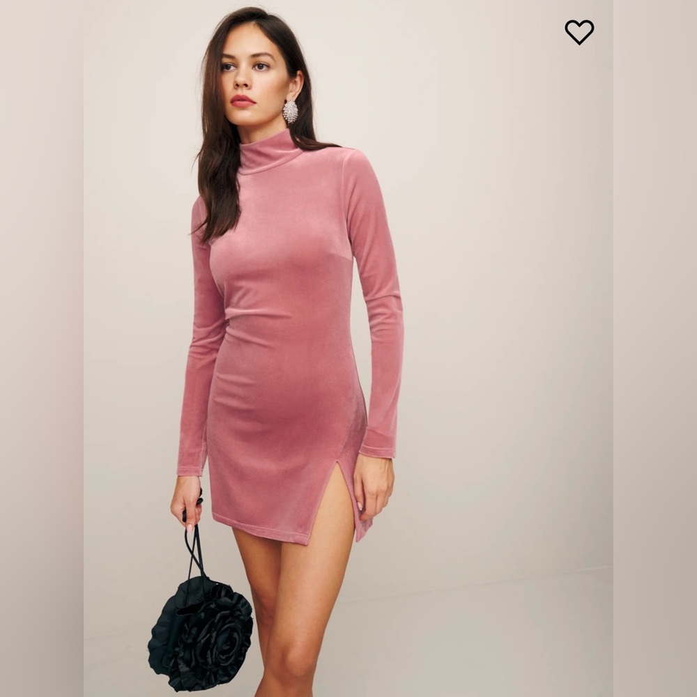 Libra Knit Dress Light Pink Velvet Medium